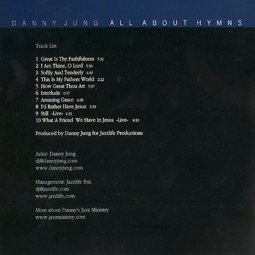 대니 정 Danny Jung - All about Hymns (CD)